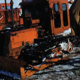 Small Tractor with Blade