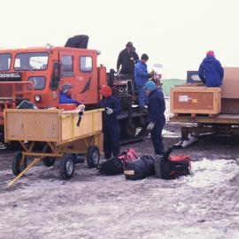 K042 Loading Up Sledges and USARP Nodwell