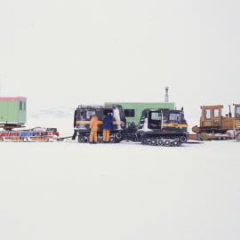 Cargo Train Leaves Scott Base