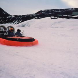 Hovercraft at Scott Base
