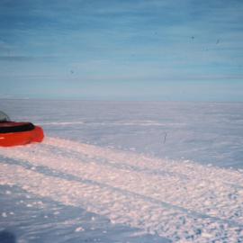 Hovercraft near Scott Base