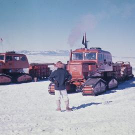 Tucker Sno-cats hauling fuel
