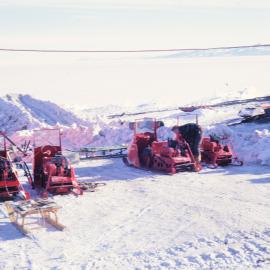 Motor Sledges at Scott Base Duplicate