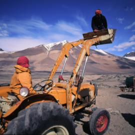 Tractor at Lake Vanda