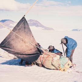 Sledging with a Sail