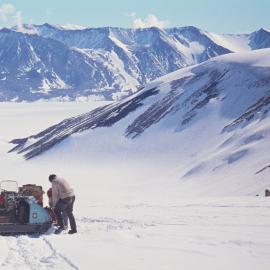 Sledge Near Descent Pass