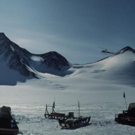 Toboggans & sledges at North Victoria Land field camp 