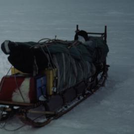 Packed Sledge Ready to Leave