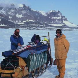 Sledge Lashing with Warren Range Behind