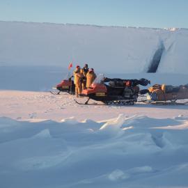 Winter over sea ice reconnaissance to Cape Royds