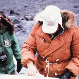 Sir Arthur Espie Porritt, Governor General of NZ and Chaplain Bear at Cape Royds