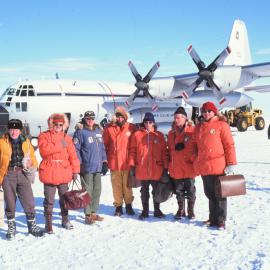 First VIP group at McMurdo