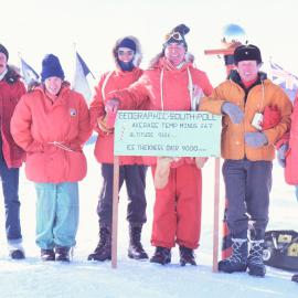 Second Invited Visitor group at the South Pole