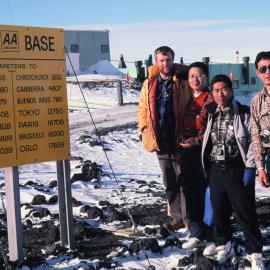 John Thurston with Japanese visitors
