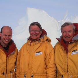 John Kay, FORST Project Manager, Professor Sir Robin Irvine and Dr Don McGregor
