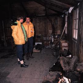 Prince Edward and Jack Fry at Scott's Discover Hut