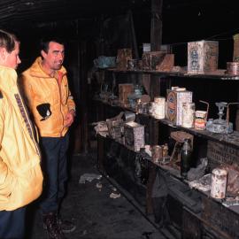Prince Edward and Jack Fry at Scott's Discovery Hut