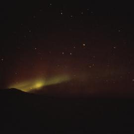 Aurora and Stars over Ross Island