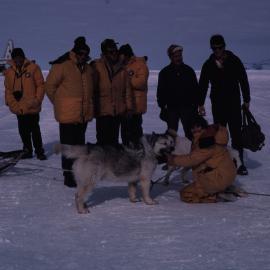 Governor-General Sir David Beattie arrives in Antarctica