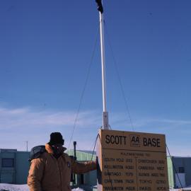 Governor-General Sir David Beattie at Scott Base