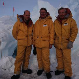 Professor Sir Robin Irvine, Dr Don McGregor and John Kay (FORST)