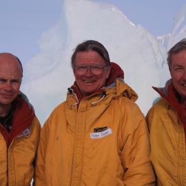 Professor Sir Robin Irvine, Dr Don McGregor and John Kay (FORST)