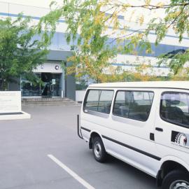 Antarctica New Zealand Offices and Van