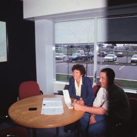 Exchange of cheques: MFAT & Antarctica NZ 