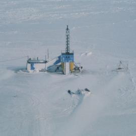 Cape Roberts Project: Aerial of Cape Roberts