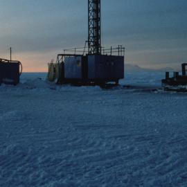 Cape Roberts Project: Cape Roberts drill site during pulldown 