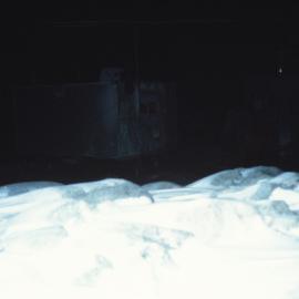 Cape Roberts Projects: Cape Roberts in winfly darkness