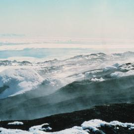 Geothermal ground close to the summit of Mount Erebus 