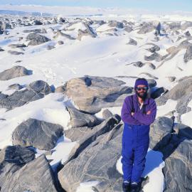 ITN Media Visit:  Burkhard Schroeter (K024), Granite Harbour