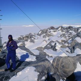 ITN Media Visit:  Burkhard Schroeter (K024), Granite Harbour