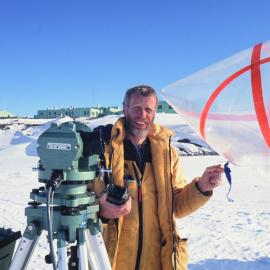 ITN Media Visit:  Tom Clarkson, K088, Scott Base