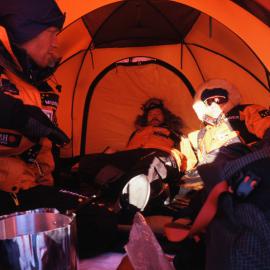 Icetrek at Scott Base: 'In the Tent'