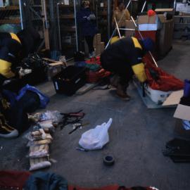 IceTrek preparing in the Hanger