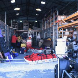 IceTrek preparing in the Hanger