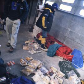 Icetrek's arrival at Scott Base Hanger