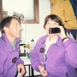 LEARNZ Programme: Pauline Donaldson & Pete Sommerville talking to NZ Classrooms