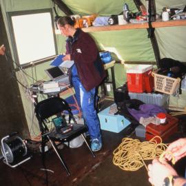 Preparing for diving at New Harbour