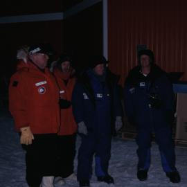 40th Anniversary of Scott Base: US Ambassador Josiah Beeman with NZ Prime Minister Jim Bolger