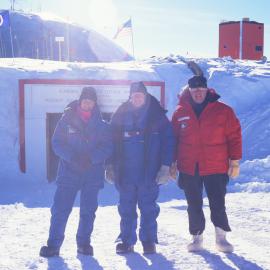 40th Anniversary of Scott Base - Invited Visitors at Amundsen - Scott South Pole Station