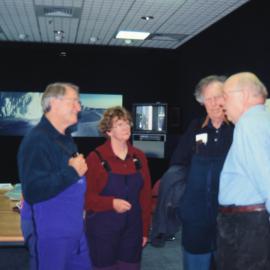 40th Anniversary of Scott Base - Jim and Joan Bolger, Sir Edmund Hillary and Josiah Beeman