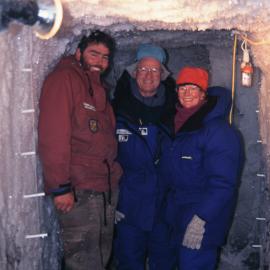40th Anniversary of Scott Base - Jim and Joan Bolger at the South Pole