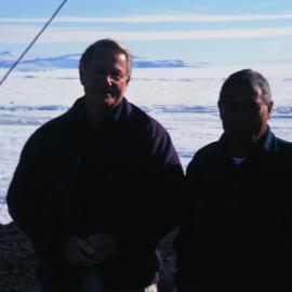 40th Anniversary of Scott Base - Invited Visitors Round the Flagpole