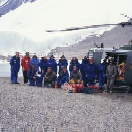 Helicopter Field Trip: 40th Anniversary of Scott Base 