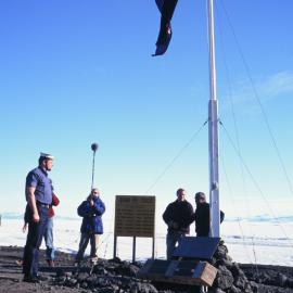 40th Anniversary of Scott Base: Around the Flagpole 