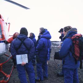 IV's receive helicopter safety briefing