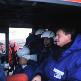 On Board a Helicopter